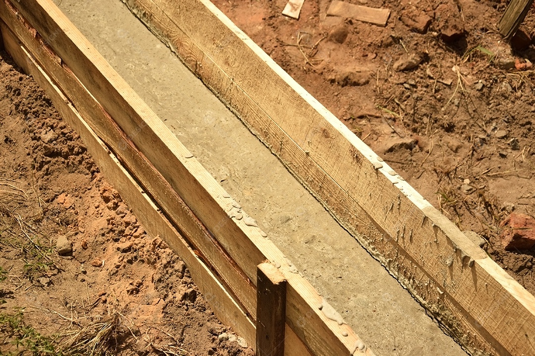 Trabalhos de construção ao ar livre