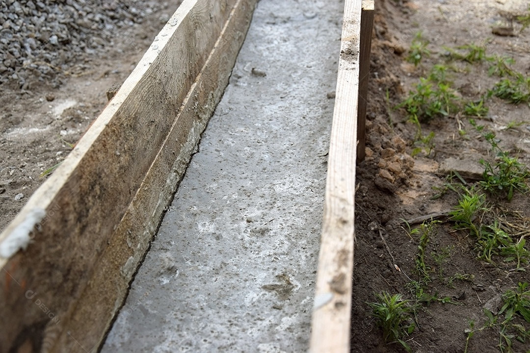 Trabalhos de construção ao ar livre