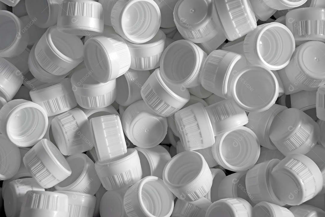 Tampas ou feches para garrafa plástica de remédio