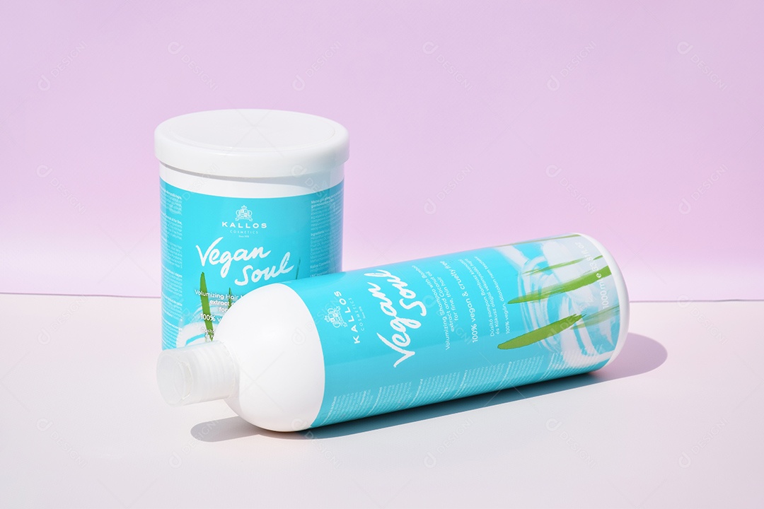 Potes de cosmético profissional Kallos para cuidado completo e confiável