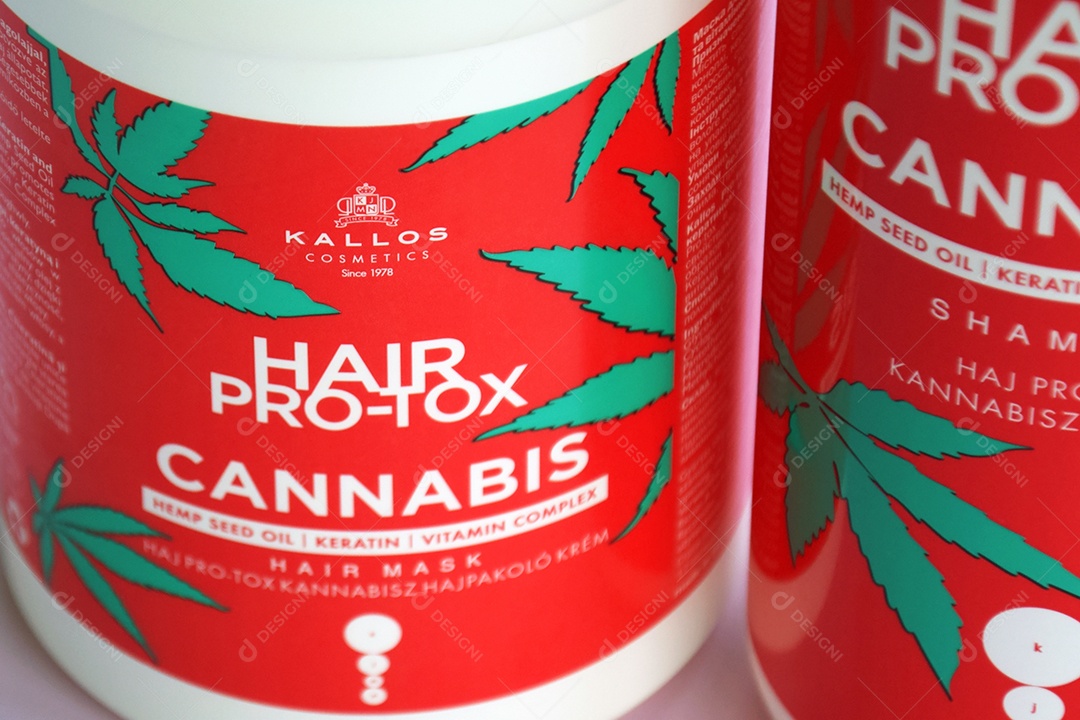 Potes de cosmético profissional Kallos para cuidado completo e confiável