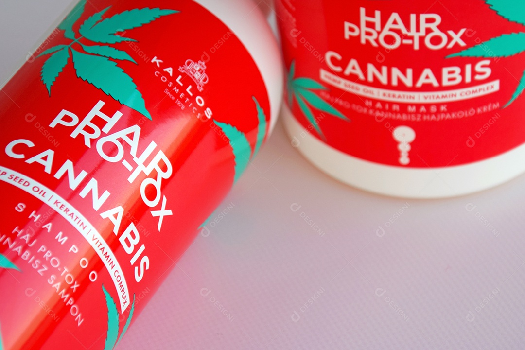 Cosmético profissional Kallos cannabis cuidado completo e confiável