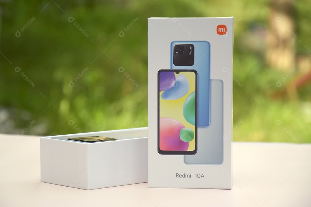 Celular xiaomi lança Redmi 10A prata