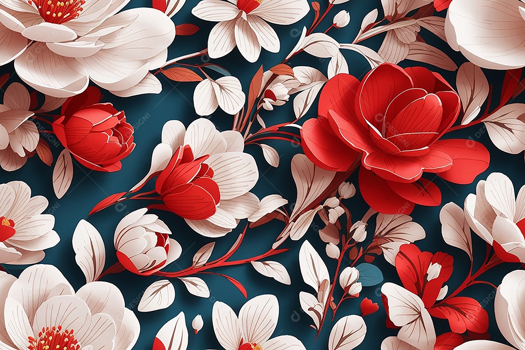 Padrões sem costura passo repetindo design de padrões