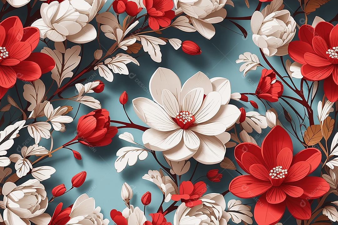 Padrões sem costura passo repetindo design de padrões