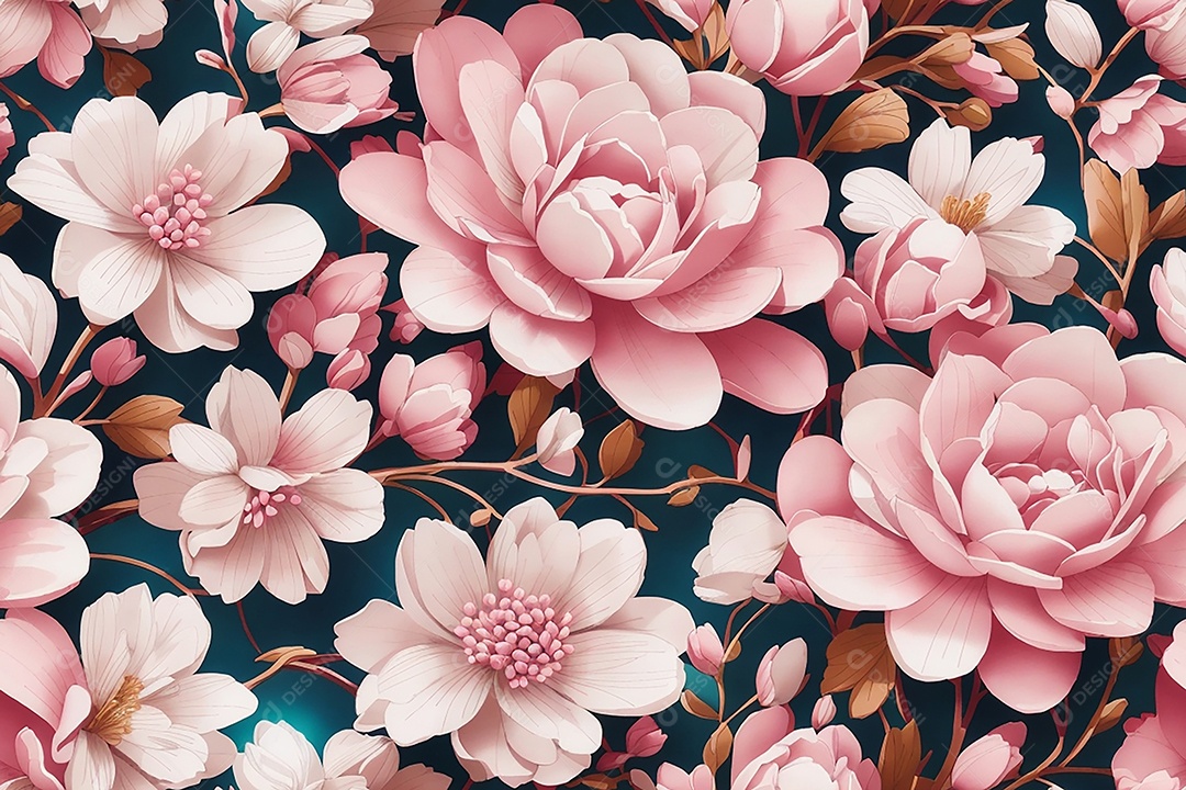 Padrões sem costura passo repetindo design de padrões