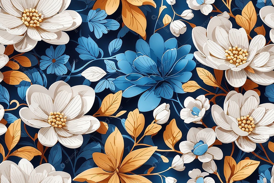 Padrões sem costura passo repetindo design de padrões