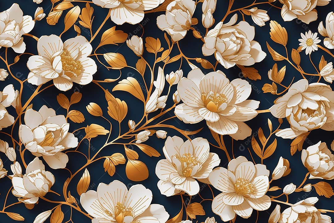 Padrões sem costura passo repetindo design de padrões