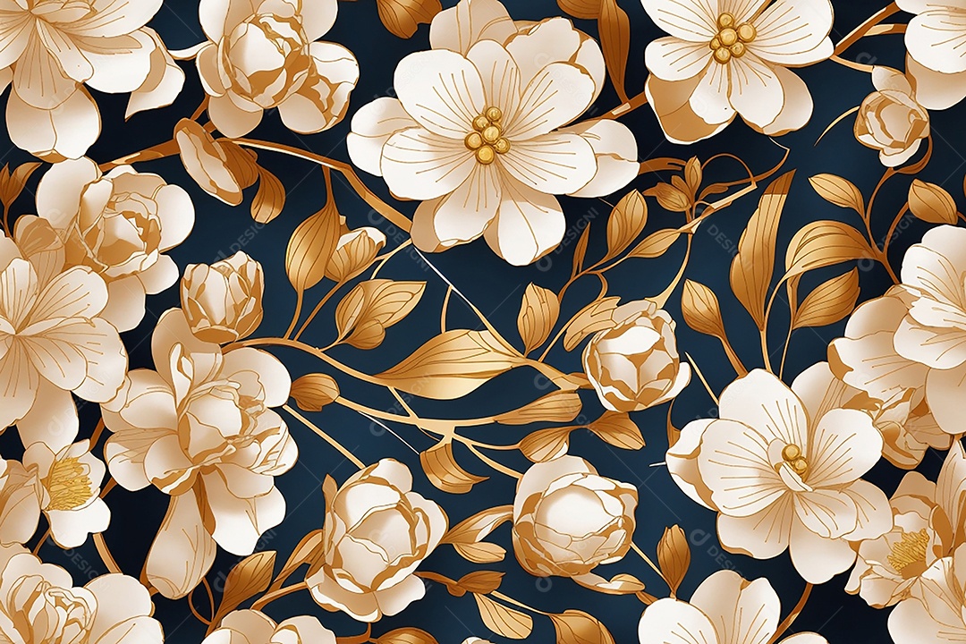 Padrões sem costura passo repetindo design de padrões