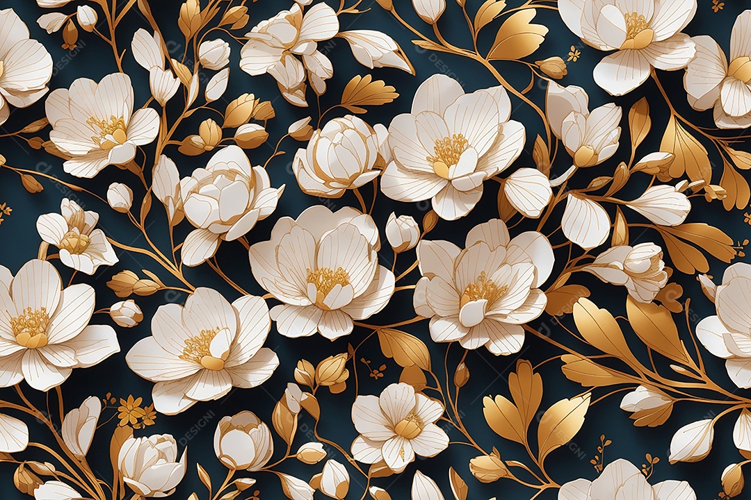 Padrões sem costura passo repetindo design de padrões