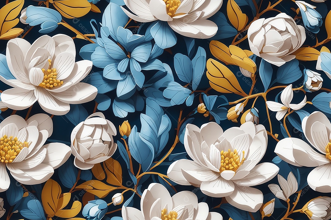 Padrões sem costura passo repetindo design de padrões