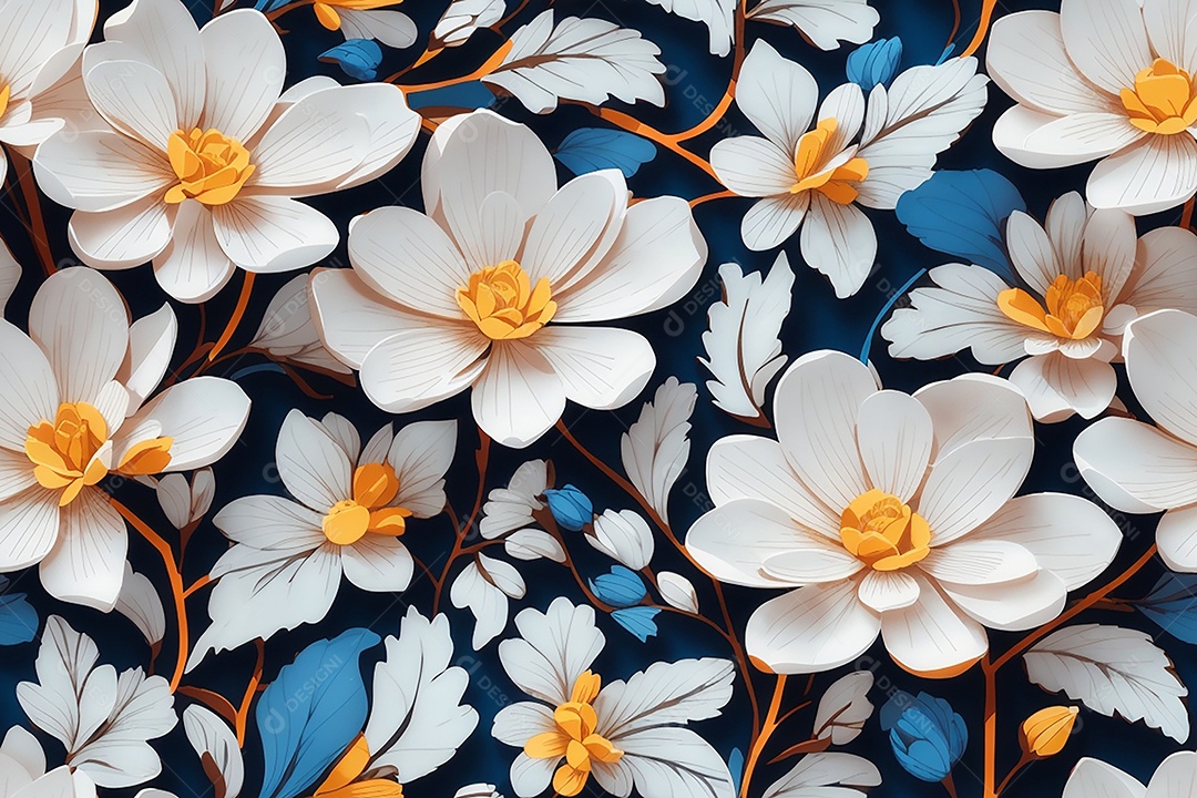 Padrões sem costura passo repetindo design de padrões