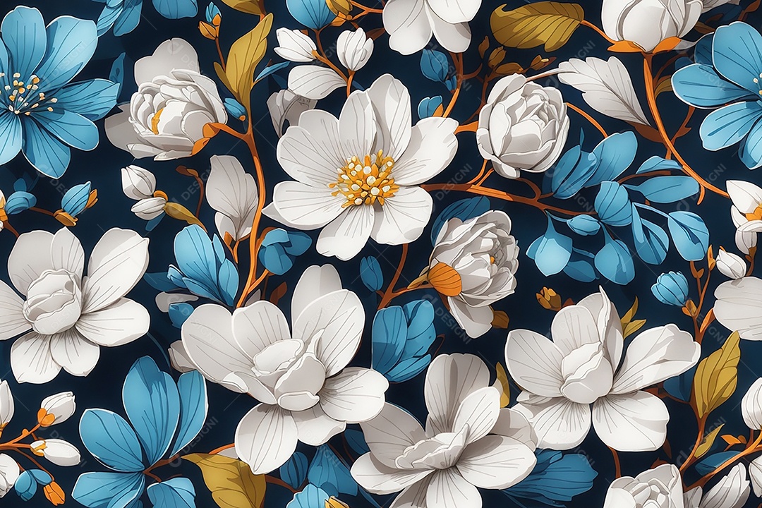 Padrões sem costura passo repetindo design de padrões