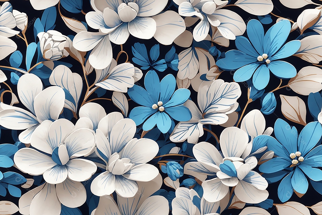 Padrões sem costura passo repetindo design de padrões