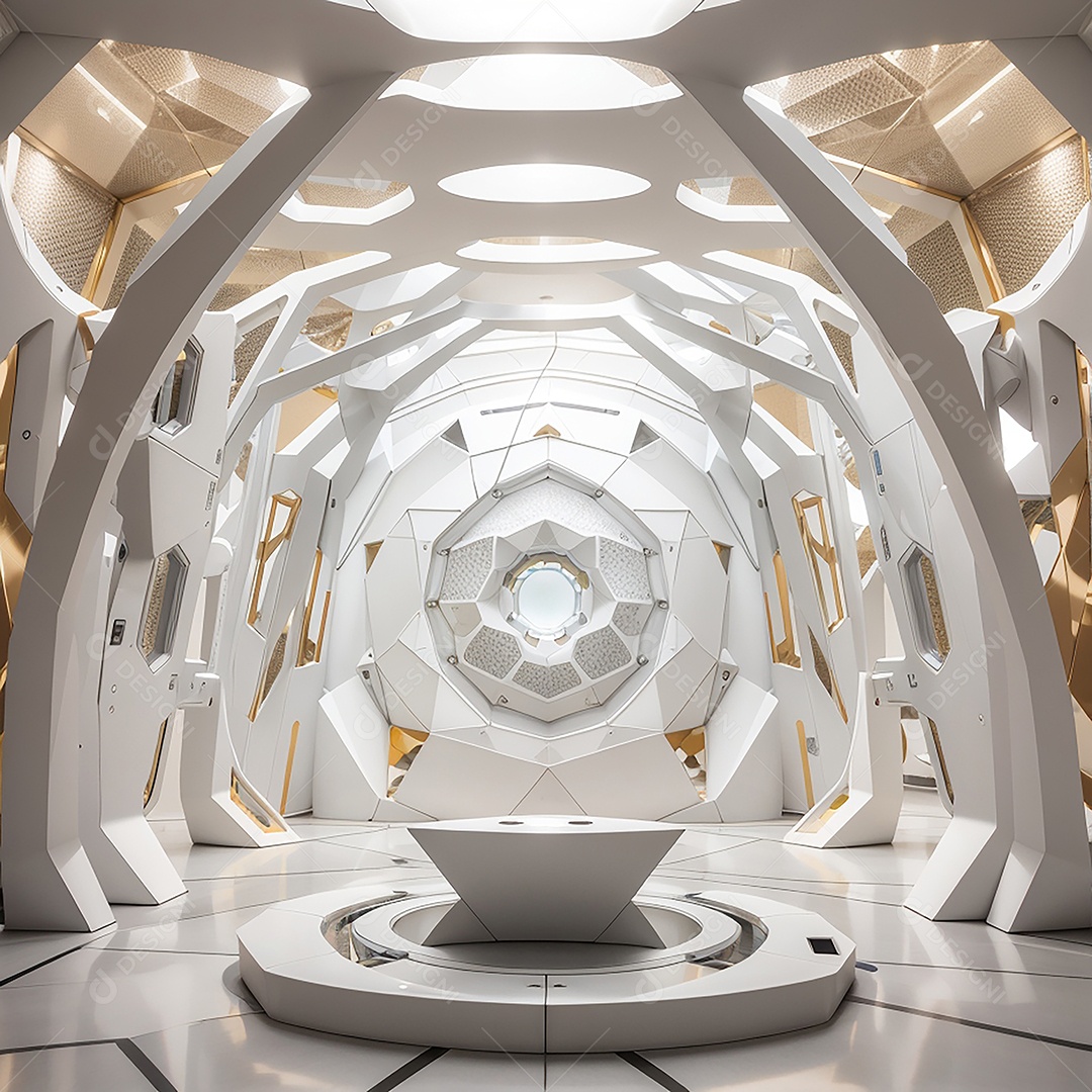 Viewing the room Futurist Enigma in white gold