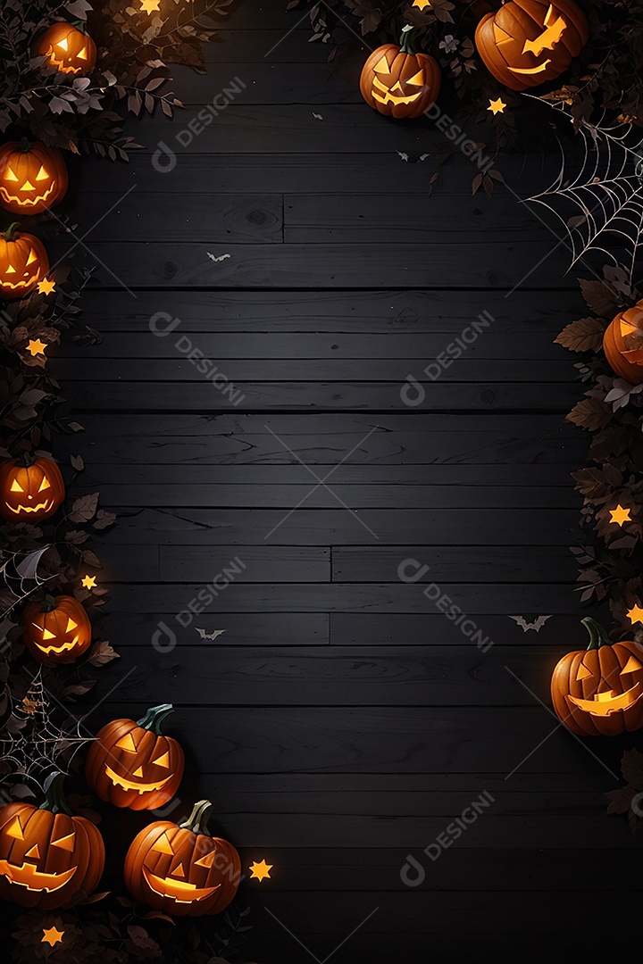 Fundo de fronteira de halloween