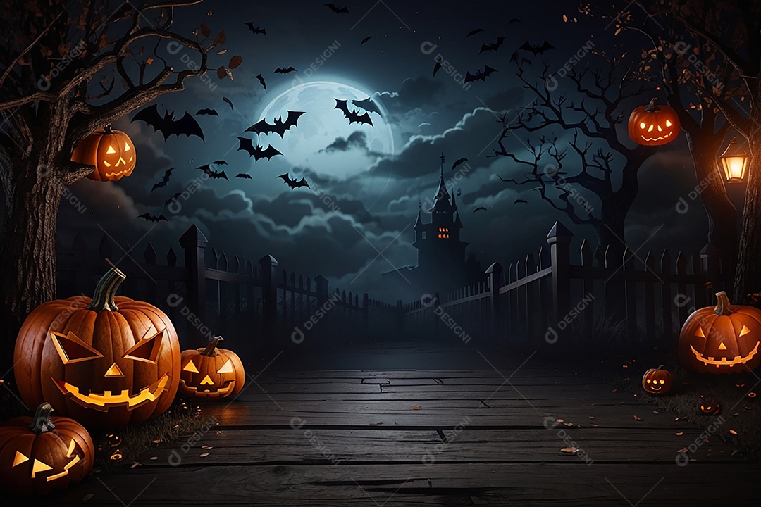 Fundo de fronteira de halloween