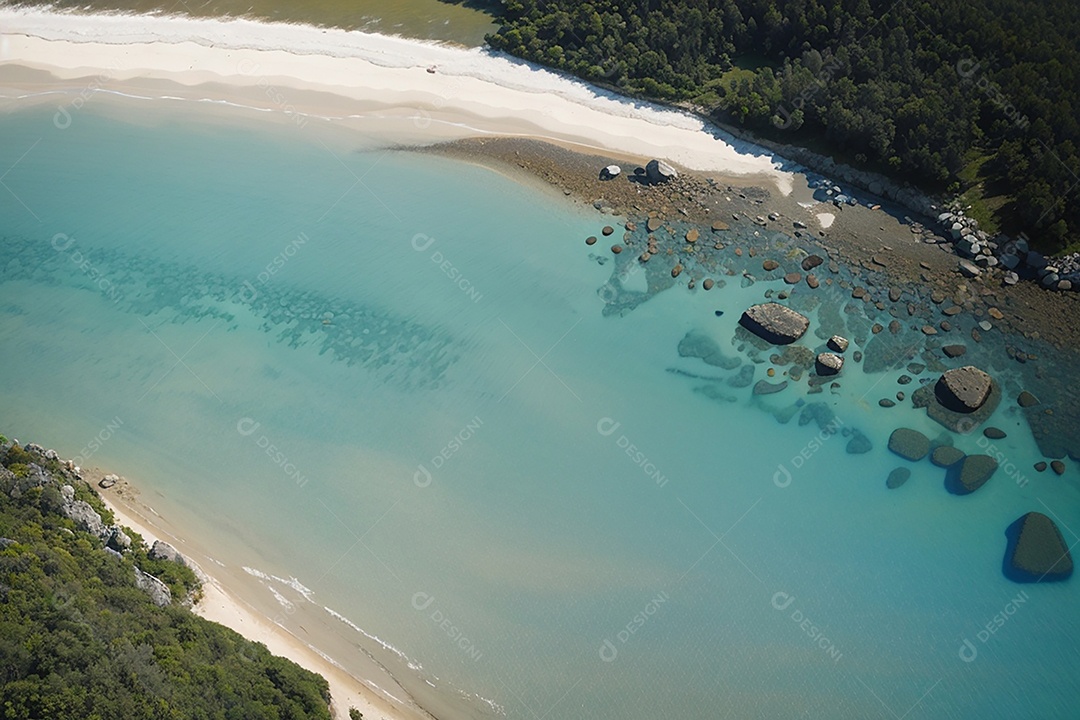 Vista superior natureza tranquila prai