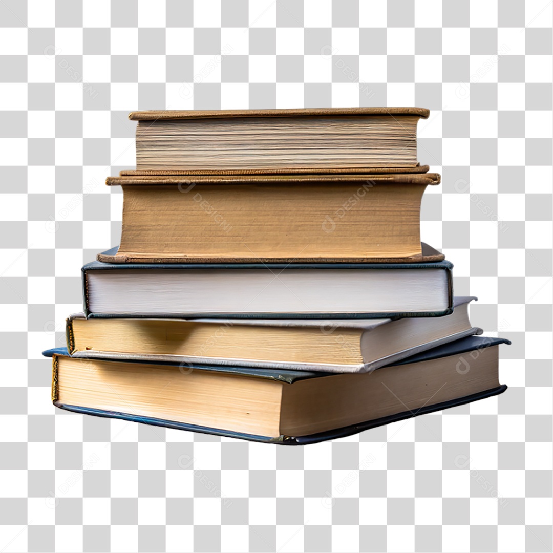Pilha de Livros PNG Transparente