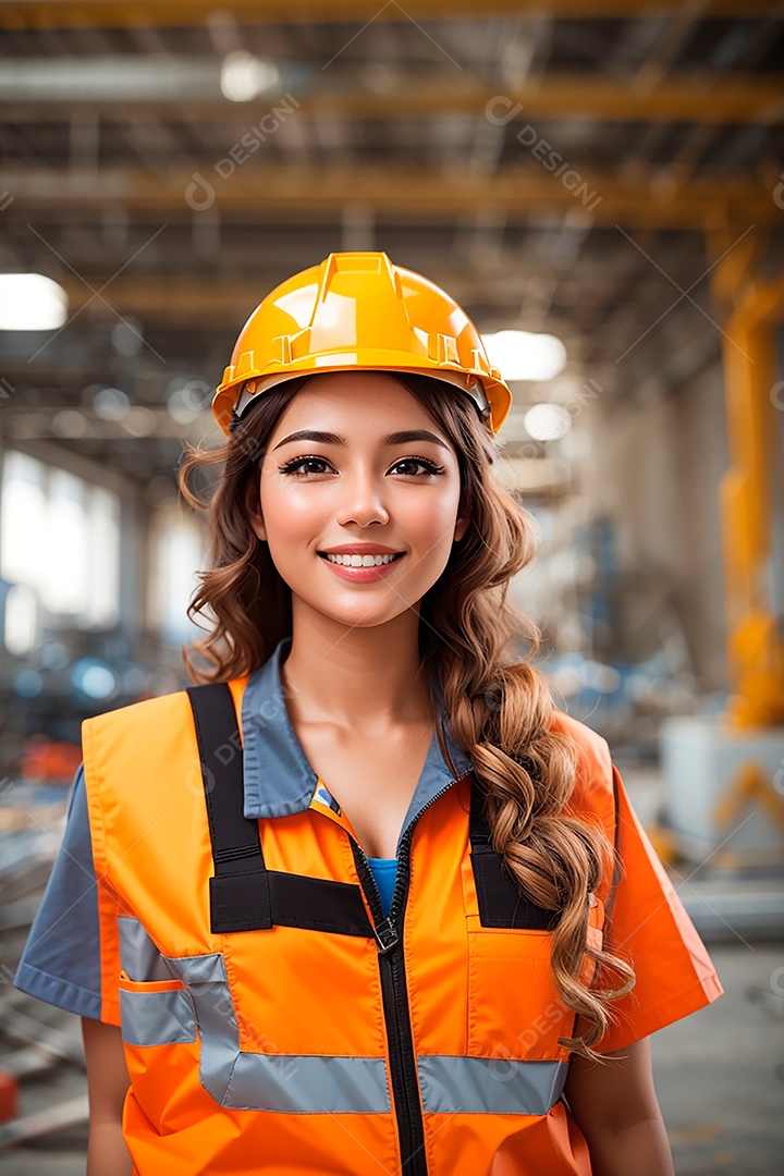 Homem asiático confiança ação posando construtor sorriso