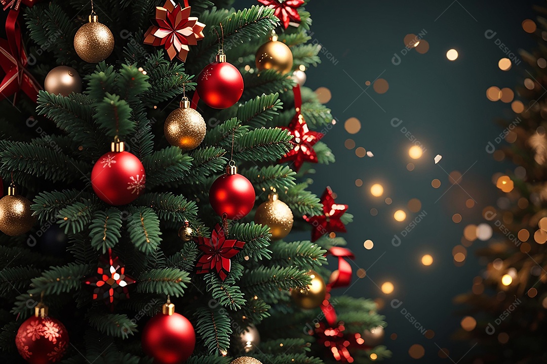 Background árvore de natal