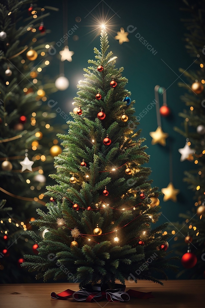 Background árvore de natal