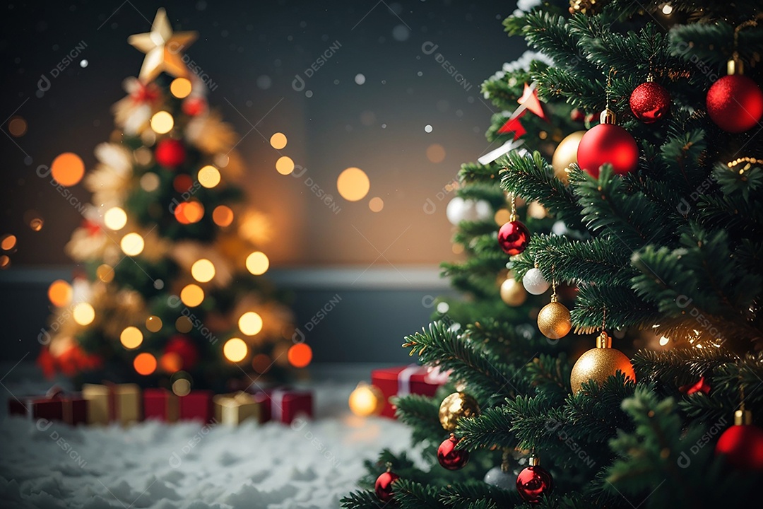 Background árvore de natal