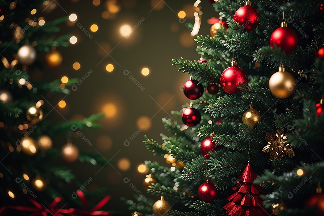 Background árvore de natal