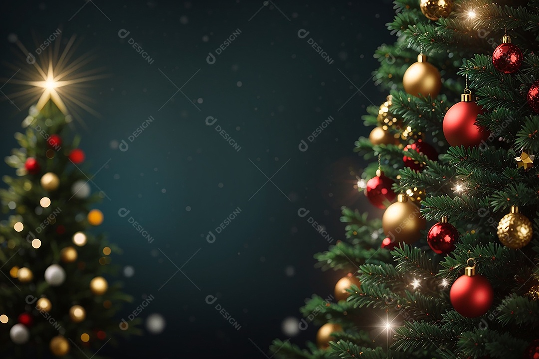 Background árvore de natal