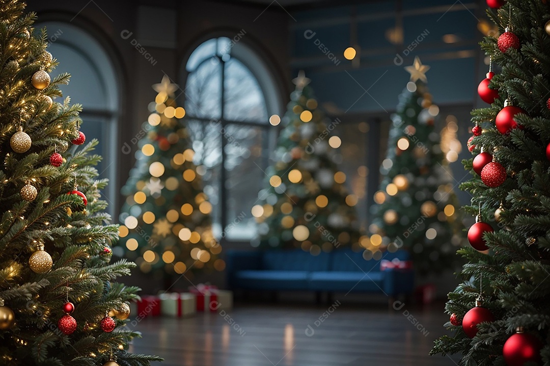 Background árvore de natal