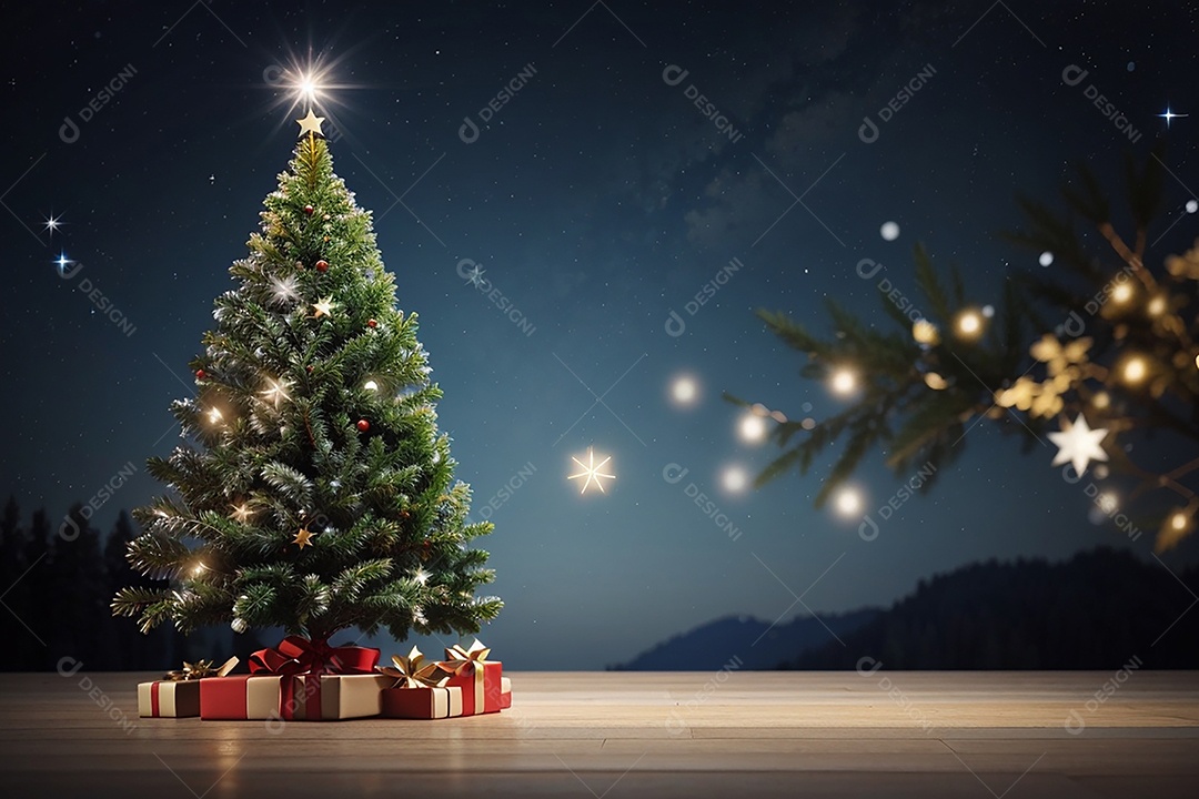 Background árvore de natal