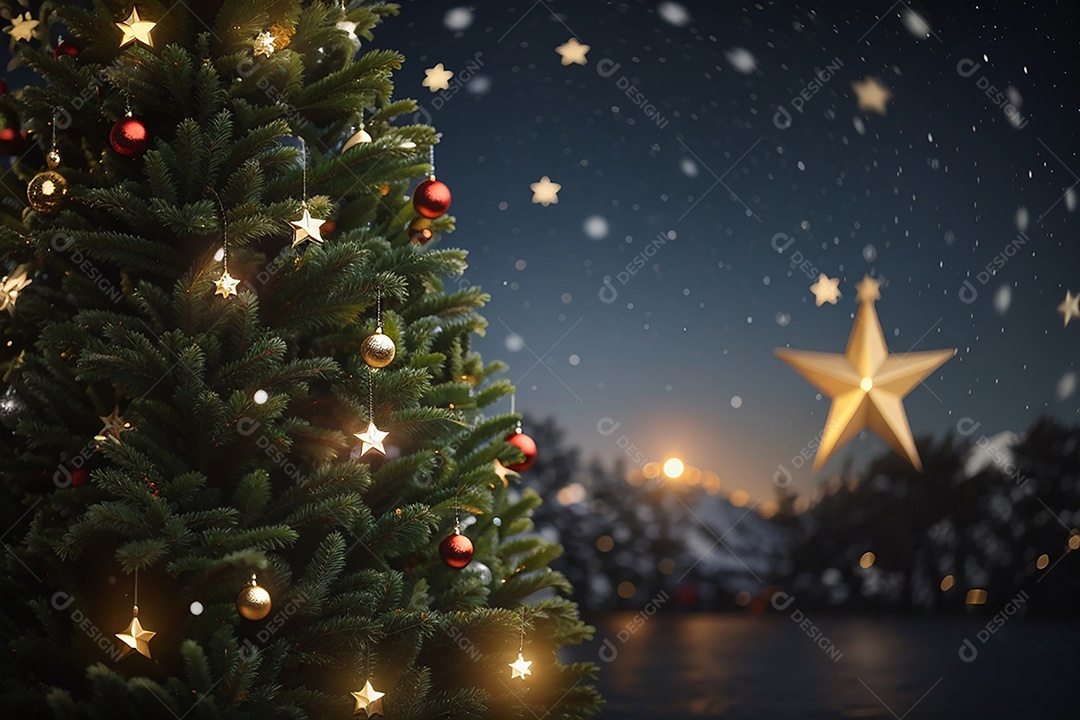 Background árvore de natal