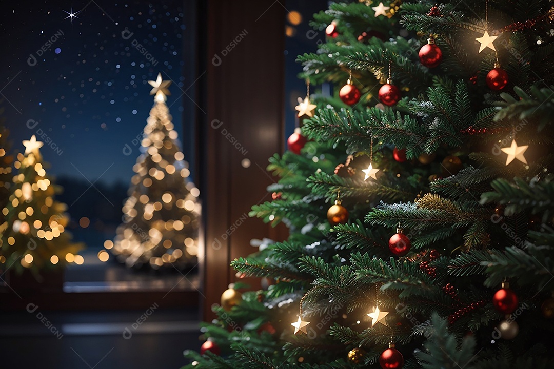 Background árvore de natal