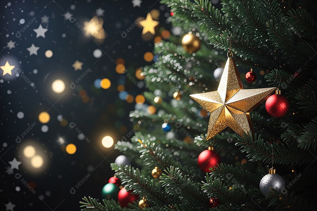 Background árvore de natal