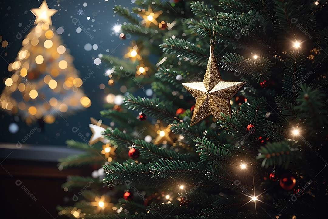 Background árvore de natal