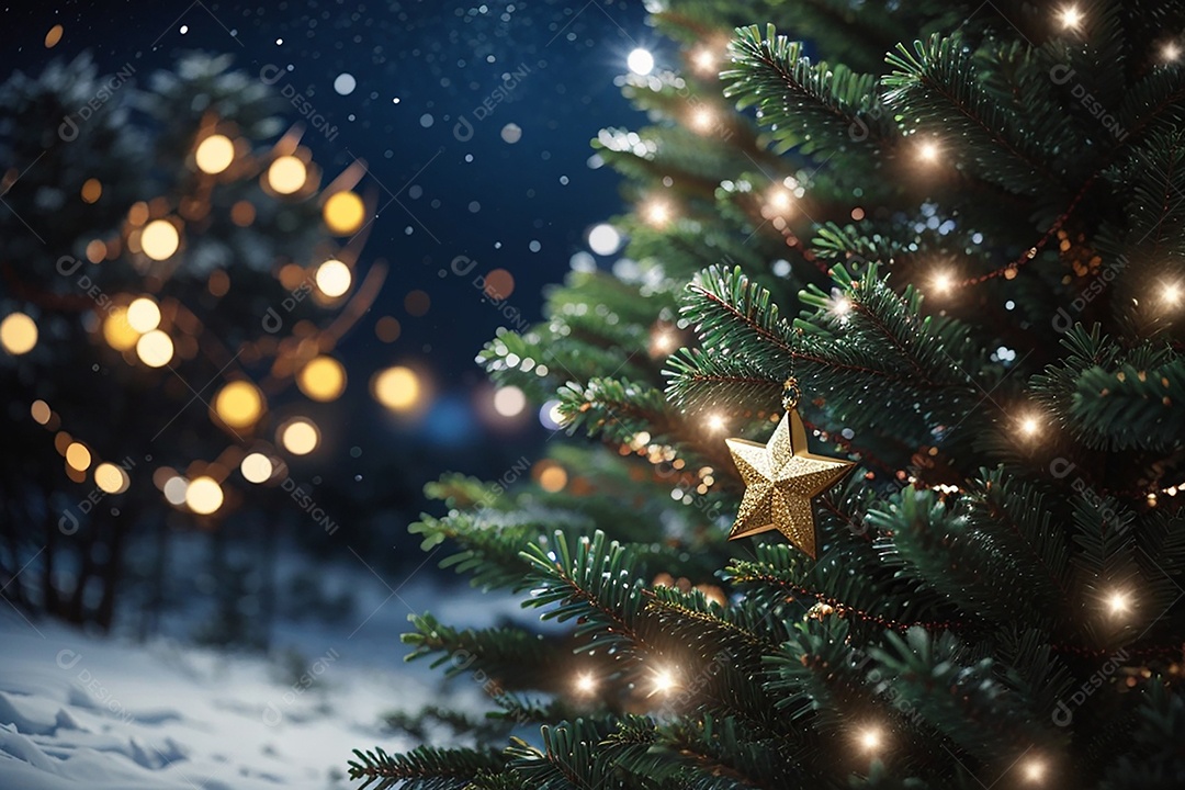 Background árvore de natal