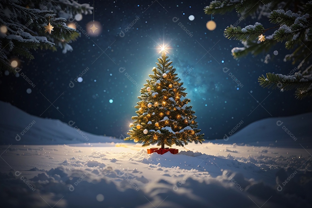 Background árvore de natal