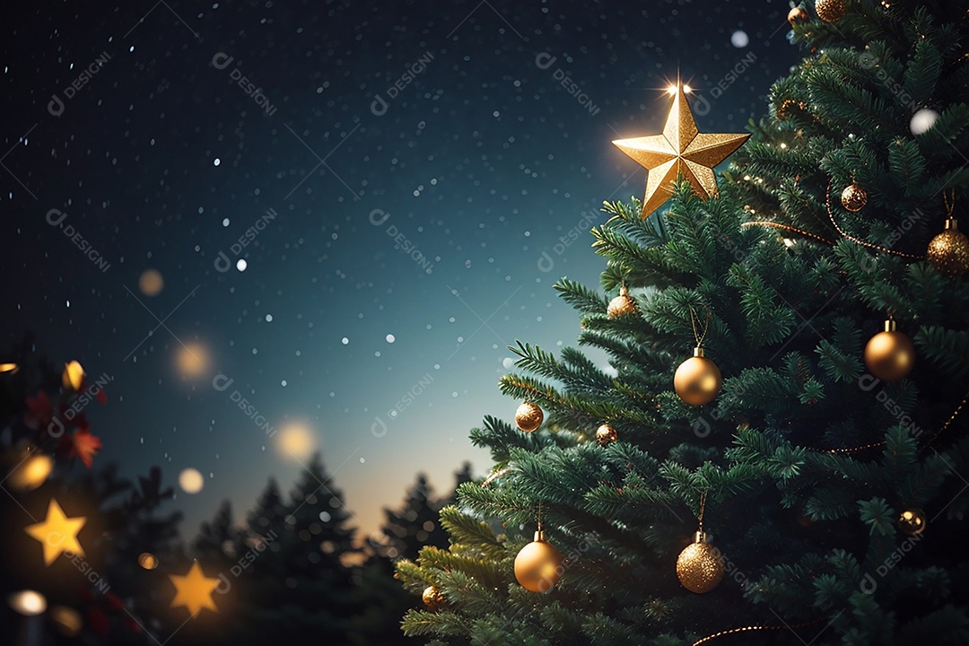 Background árvore de natal