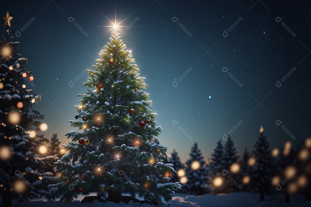 Background árvore de natal