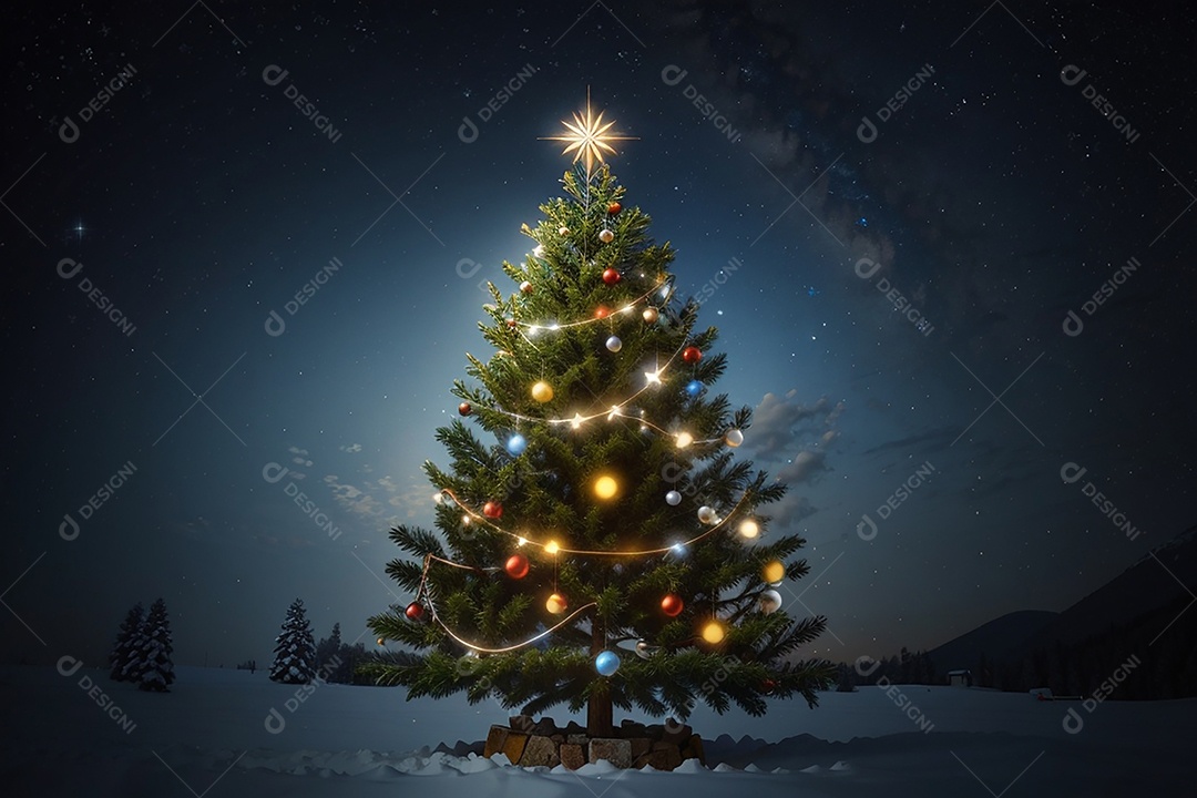 Background árvore de natal