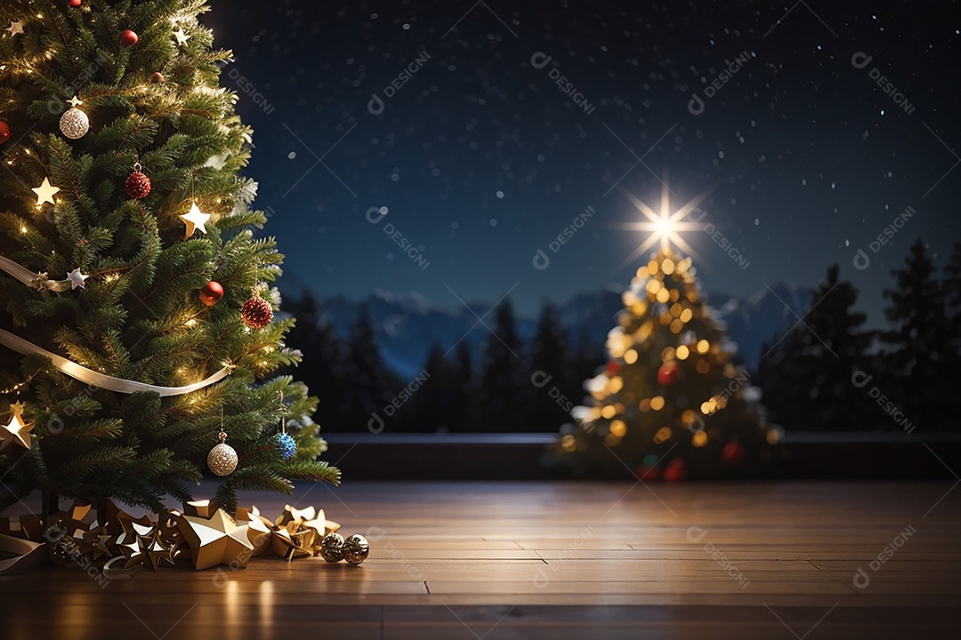 Background árvore de natal