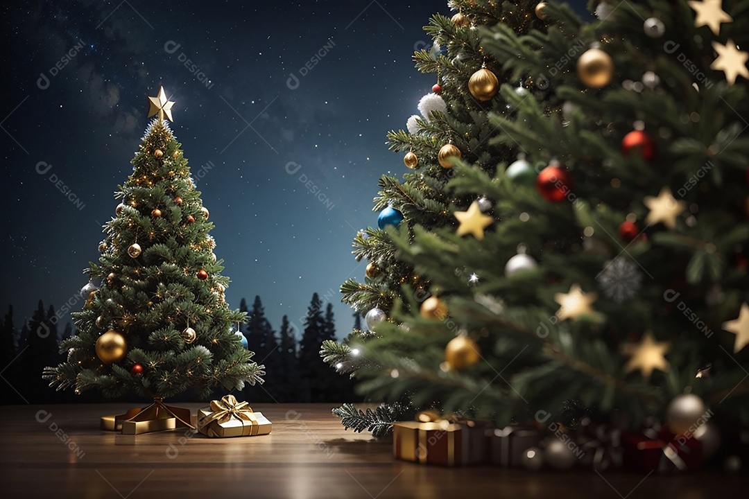 Background árvore de natal