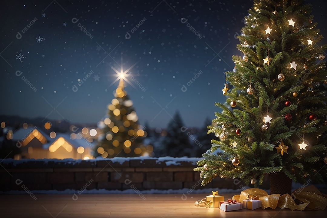 Background árvore de natal