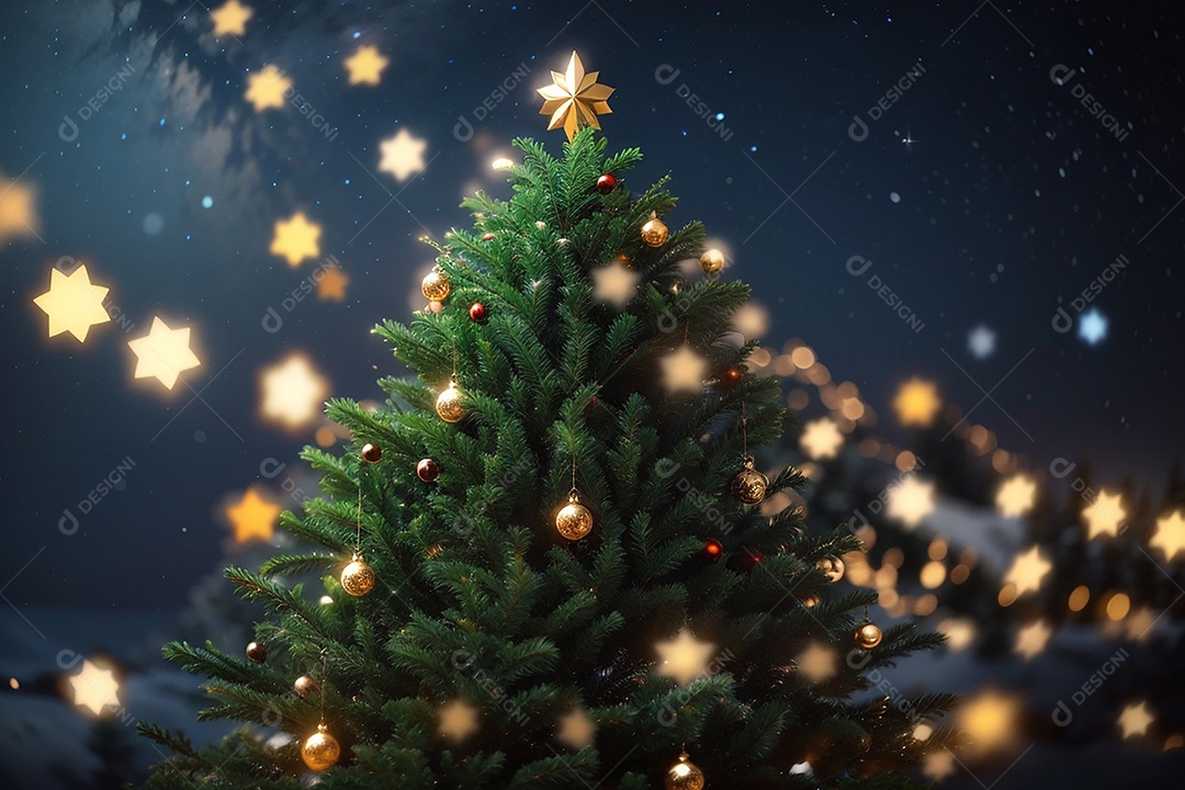 Background árvore de natal