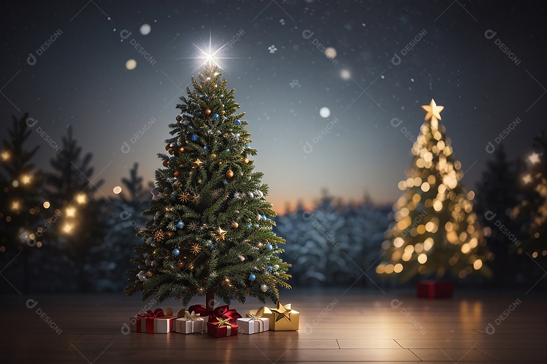 Background árvore de natal