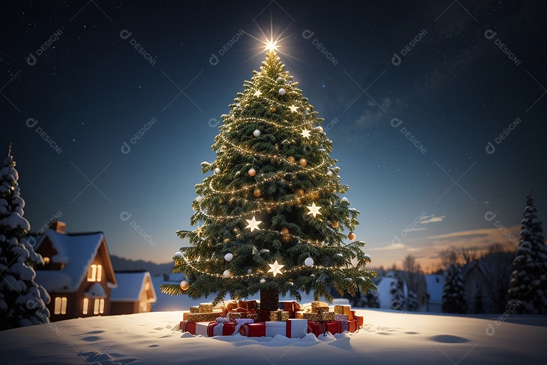 Background árvore de natal