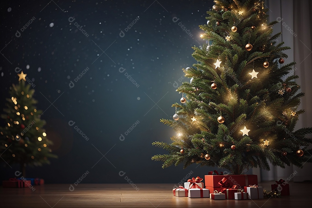 Background árvore de natal