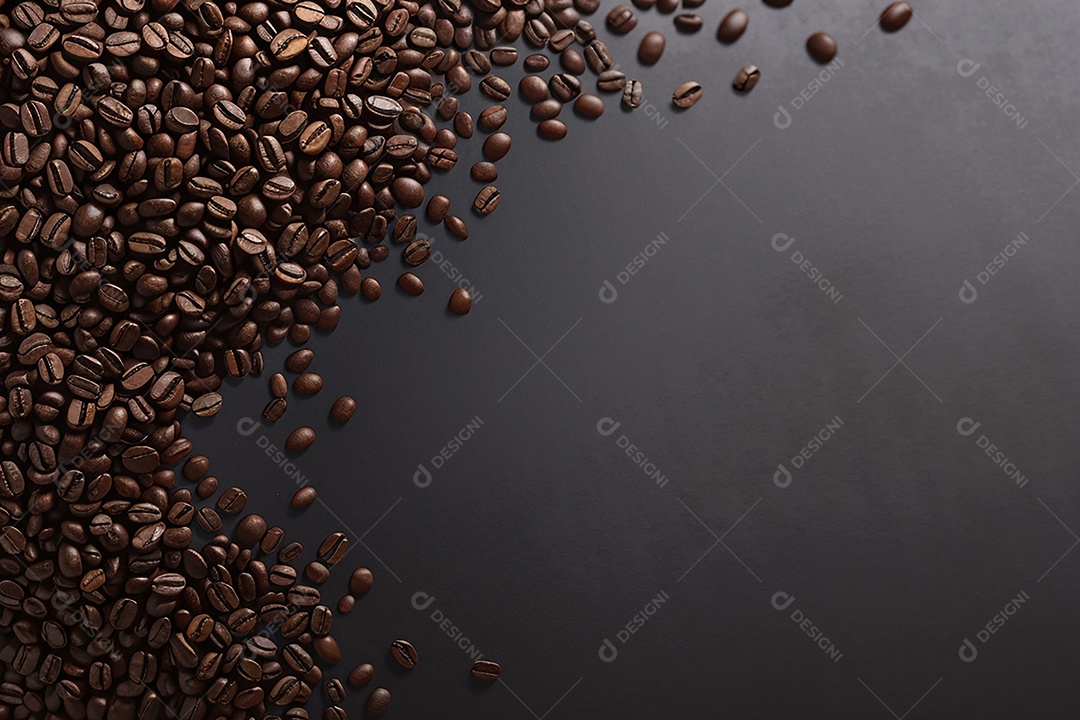 Foco mesa vazia xícara de café café torrado