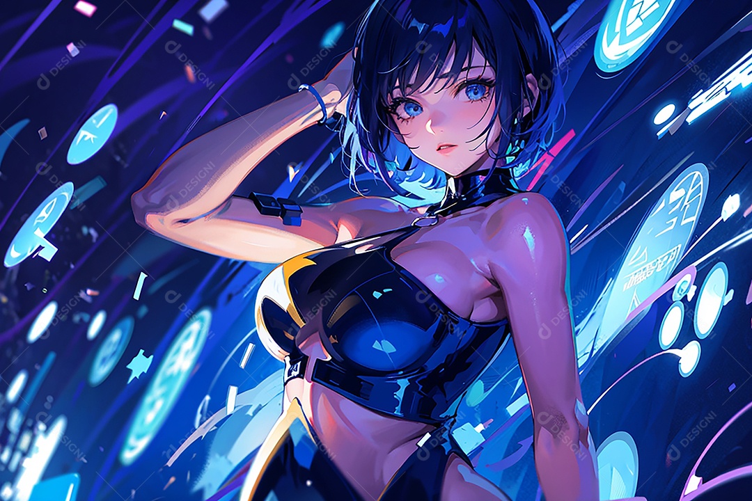 Anime pastel sonho futurista astronauta jovem