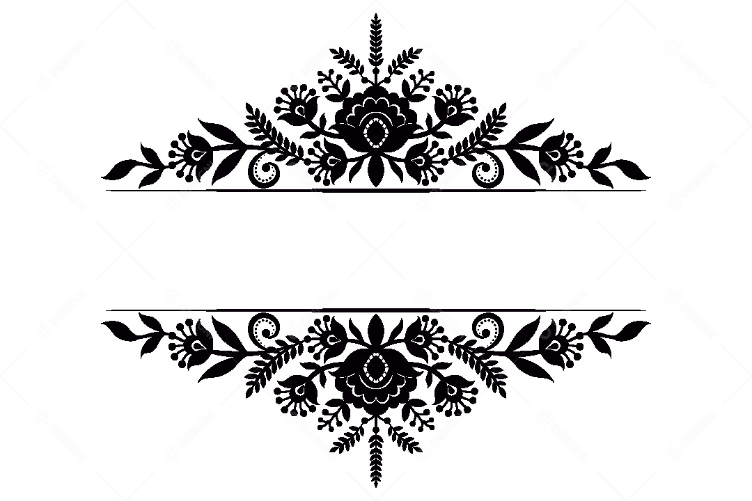 Padrão Floral Ilustração Vetor EPS